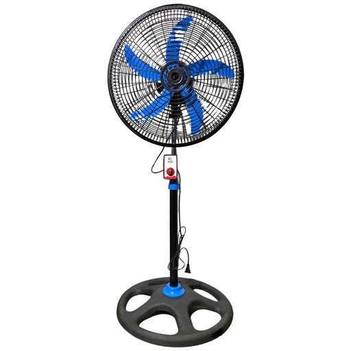 [6-505] VENTILADOR PEDESTAL 18" AZUL POLUX 6-505