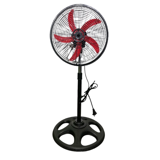 [6-507] VENTILADOR PEDESTAL 10" ROJO POLUX 6-507