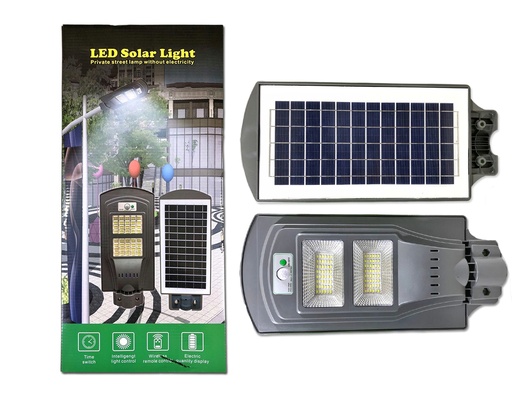 [6-515] LAMPARA EXT LED 60W C/PANEL SOLAR LIGHT 6-515