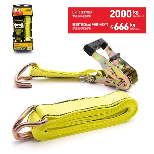 [6-524] CINTA RACHET 1.5" COVO x 6 MTS (2000KG) 6-524