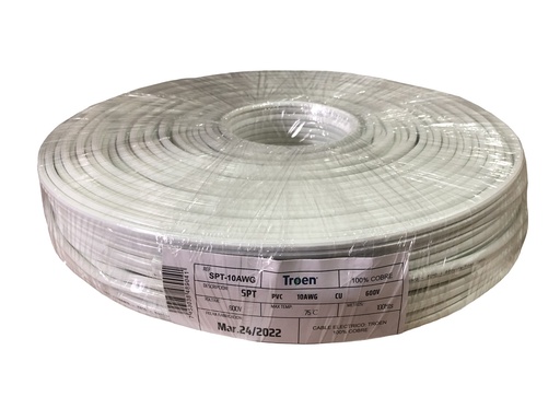 [6-543] CABLE SPT 2X10 100 MTS 100% COBRE TROEN 6-543