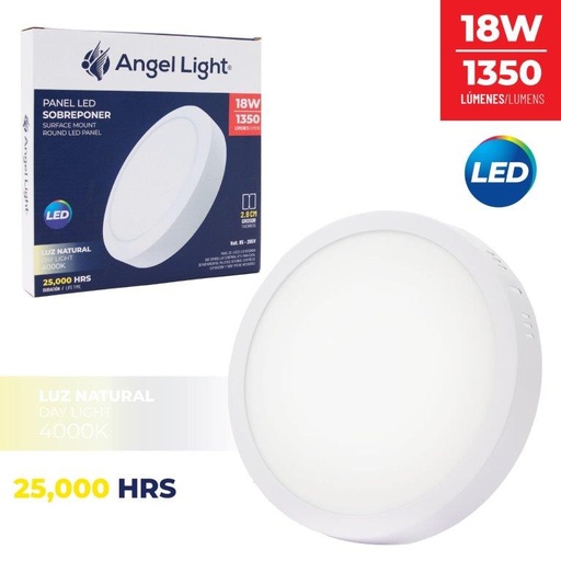 [6-549] PANEL LED SUPER BLANC RED 18W LUZ NATURAL ANGEL LIGHT 6-549