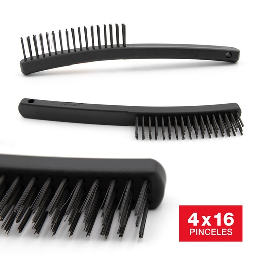 [6-571] CEPILLO ALAMBRE DE PLASTICO NEGRO x UNID SECURITY 6-571