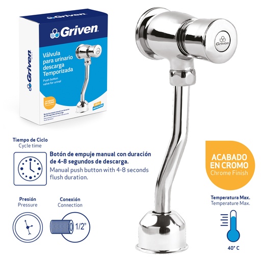 [6-610] VALVULA PARA URINARIO GRIVEN 6-610