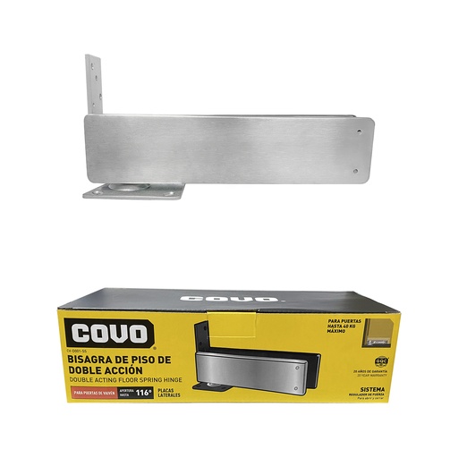 [6-615] BISAGRA DE PISO P/PUERTA VAIVEN 40 KG COVO 6-615
