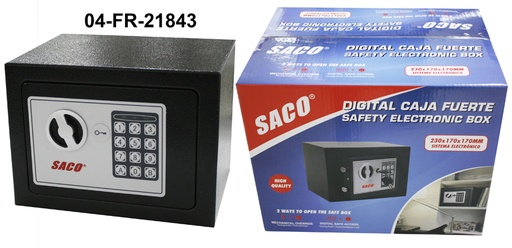 [6-635] [6-635] CAJA FUERTE 23x17x17CM SACO 6-635