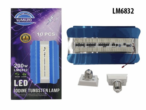 [6-653] REFLECTOR LED LIVIANO 200W BLANCO LUMILED 6-653