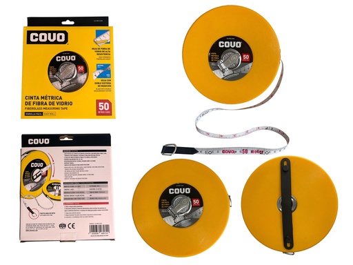 [6-702] METRO FIBRA DE VIDRIO x 50 MTS COVO 6-702