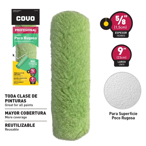 [6-797] [6-797] FUNDA POCA RUGOSA 9" COVO 6-797