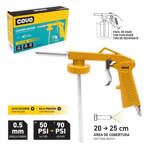 [6-906] PISTOLA DE AIRE PARA RECUBRIMIENTO COVO 6-906 (DESC)