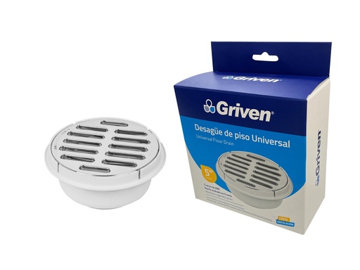 [6-912] REJILLA CROMADA RED 5" UNIVERSAL GRIVEN 6-912