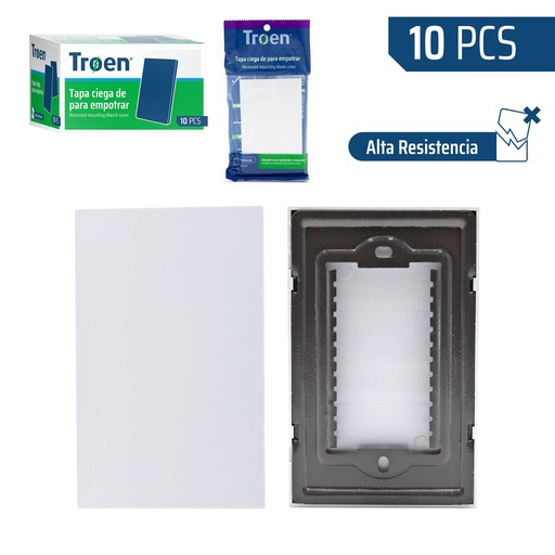 [6-920] TAPA CIEGA BLANCA TROEN 6-920