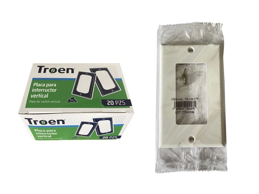 [6-924] TAPA TOMA O INTERRUPTOR TROEN 6-924
