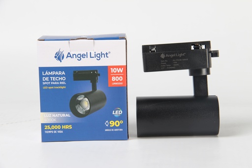 [6-983] LAMPARA NEGRA P/RIEL x 10W ANGEL LIGHT 6-983