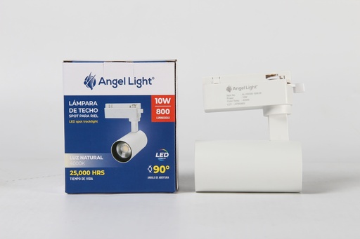 [6-984] LAMPARA BLANCA P/RIEL x 10W ANGEL LIGHT 6-984