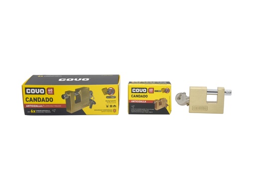 [6-991] [6-991] CANDADO ANTICIZALLA 60MM COVO 6-991