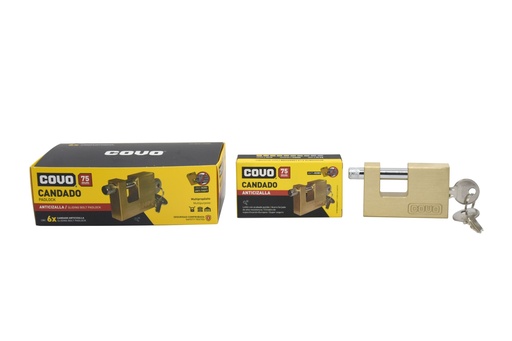 [6-992] CANDADO ANTICIZALLA 75MM COVO 6-992