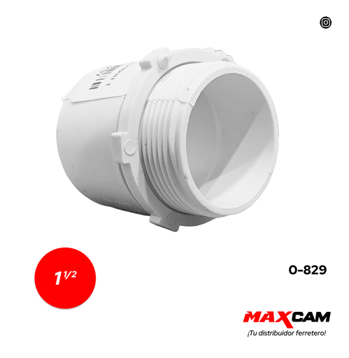 [0-829] ADAPTADOR TERMINAL CONDUIT 1 1/2" TUBRICA 0-829