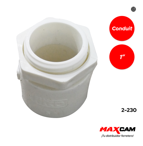 [2-230] ADAPTADOR TERMINAL CONDUIT 1" FITCO 2-230