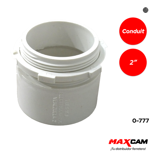[0-777] ADAPTADOR TERMINAL CONDUIT 2" TUBRICA 0-777