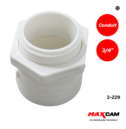 [2-229] ADAPTADOR TERMINAL CONDUIT 3/4" FITCO 2-229