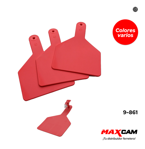 [9-861] ARETE IDENTIFICADOR DE GANADO x UNID DIESEL T 9-861
