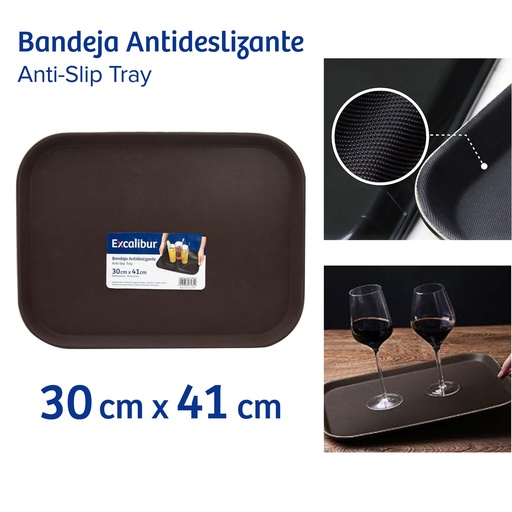 [10-162] BANDEJA ANTIDESLIZANTE 30 x 41 CM EXCALIBUR 10-162