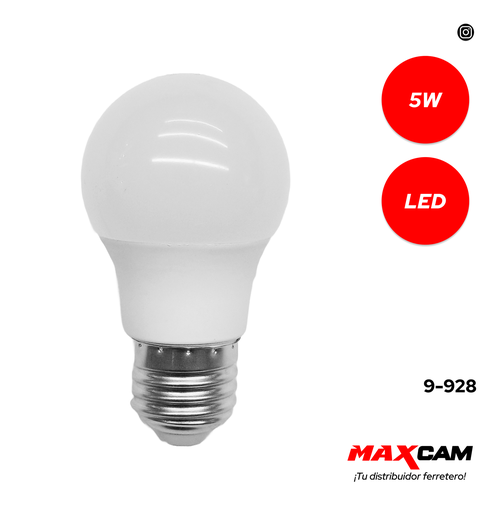 [9-928] BOMBILLO BULBO LED 5W MAXI LIGHT 9-928