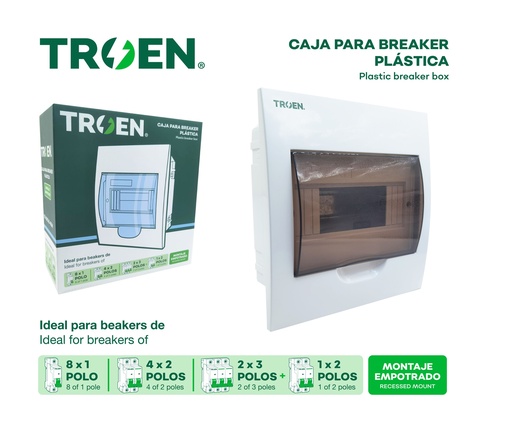 [10-020] CAJA BREAKER EMP 8 CIRCUITO TROEN 10-020