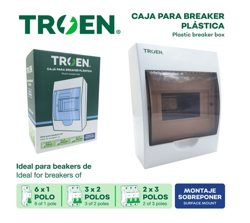 [10-019] CAJA BREAKER SUPERF 6 CIRCUITO TROEN 10-019
