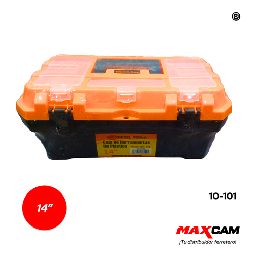 [10-101] CAJA HERRAMIENTA x 14 PULG PLAST DIESEL TOOL 10-101