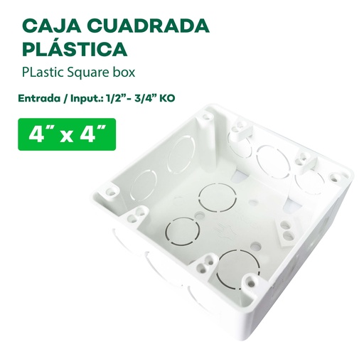 [10-073] CAJETIN CUADRADO COMB PLASTICO 4x4 TROEN 10-073