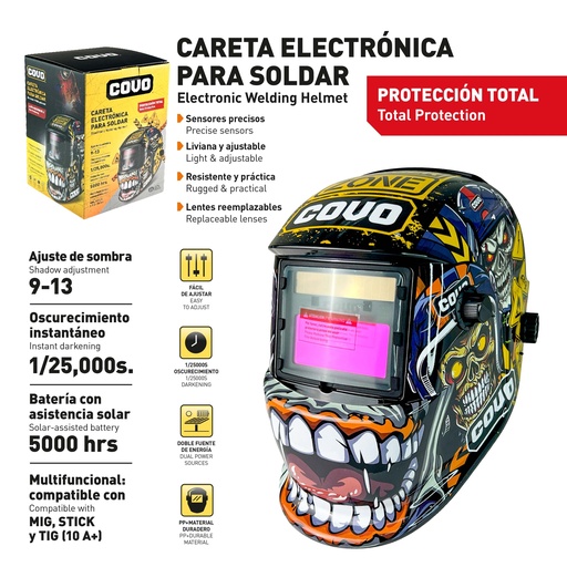 [10-064] CARETA P/SOLDAR AUTOMATICA COVO 10-064