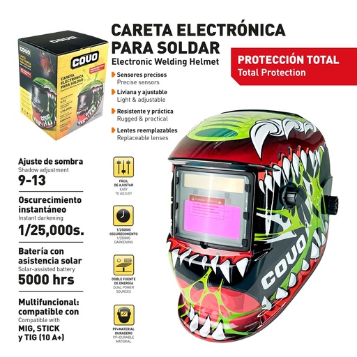 [10-065] CARETA P/SOLDAR AUTOMATICA COVO 10-065