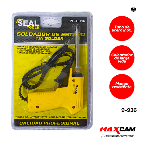 [9-936] CAUTIN T/PISTOLA 30W SEAL TOOLS 9-936