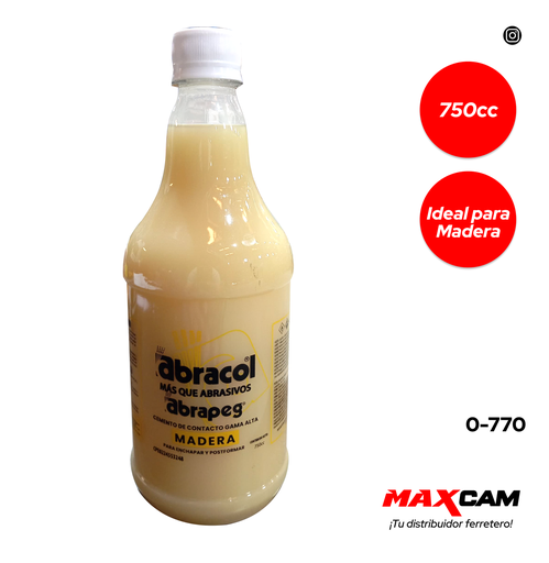 [0-770] [0-770] CEMENTO CONTACTO ALTA GAMA x 750cc ABRACOL 0-770