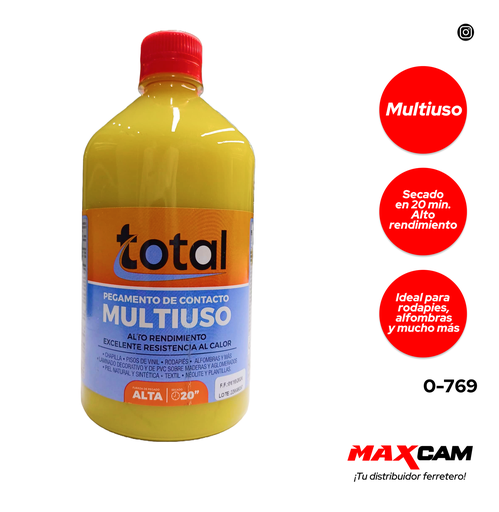 [0-769] CEMENTO CONTACTO x 750 ML TOTAL 0-769