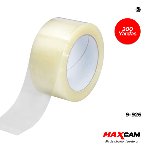 [9-926] CINTA EMBALAR TRANSP x 300 YARDAS POLUX 9-926