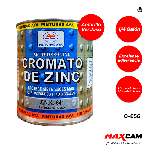 [0-856] CROMATO DE ZINC x 1/4 AYA 0-856