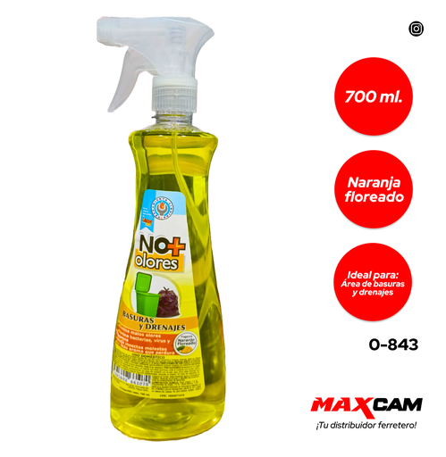 [0-843] DESINFECTANTE NO + OLORES BASURAS 700 ML DISORCA 0-843