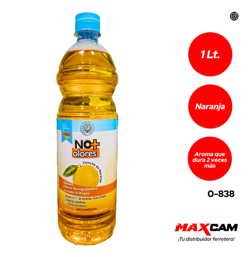 [0-838] DESINFECTANTE NO + OLORES NARANJA 1 L DISORCA 0-838