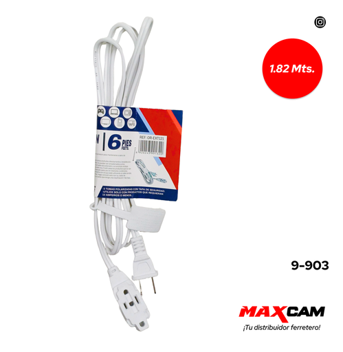 [9-903] EXTENSION ELECTRICA 1.82 MTS ORIX 9-903