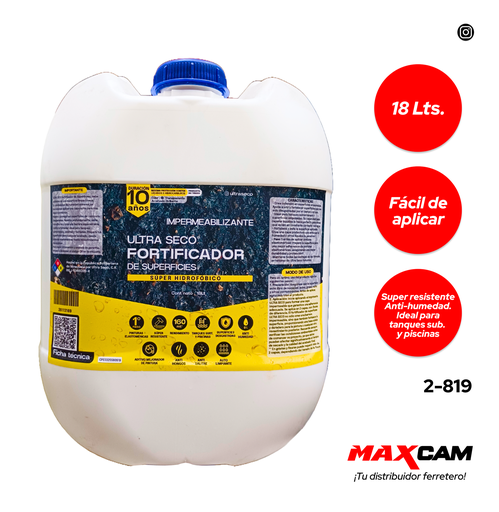 [2-819] FORTIFICADOR SUPERFICIES CUÑETE ULTRA SECO 2-819