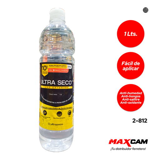 [2-812] IMPERMEABILIZANTE EXTERIOR 1 L ULTRA SECO 2-812