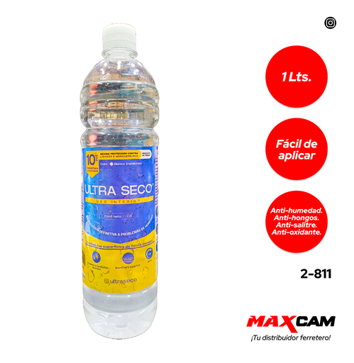 [2-811] IMPERMEABILIZANTE INTERIOR 1 L ULTRA SECO 2-811