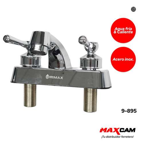 [9-895] LLAVE LAVAMANO DOBLE GRIMAX 9-895