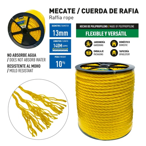 [10-006] MECATE AMAR RAFIA 1/2 x 10 KG COVO 10-006