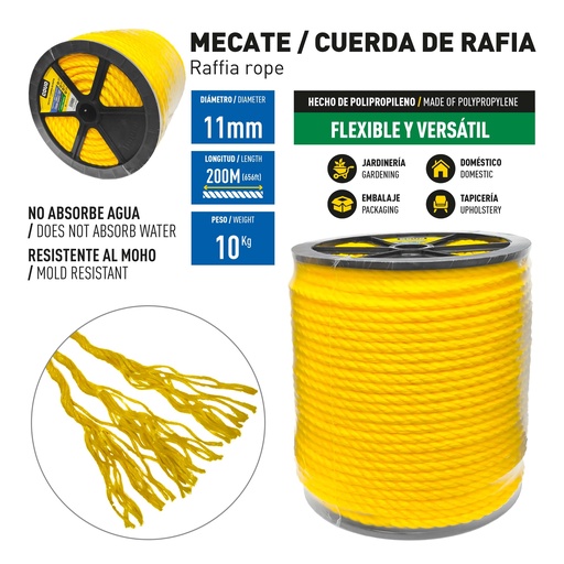 [10-011] MECATE AMAR RAFIA 7/16 x 10 KG COVO 10-011