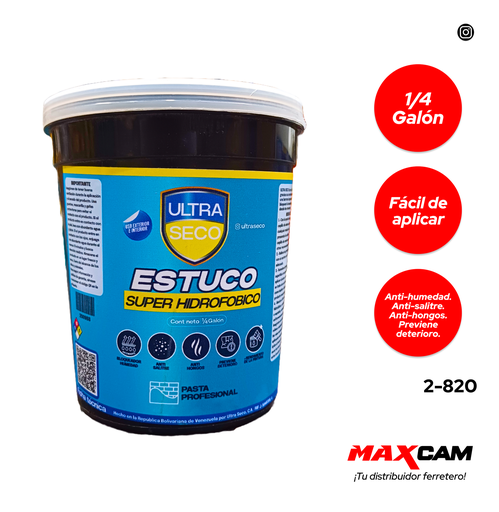 [2-820] PASTA PROF O ESTUCO x 1/4 ULTRA SECO 2-820