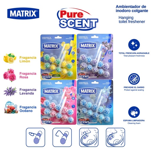 [10-197] PASTILLA P/INODORO MATRIX 10-197